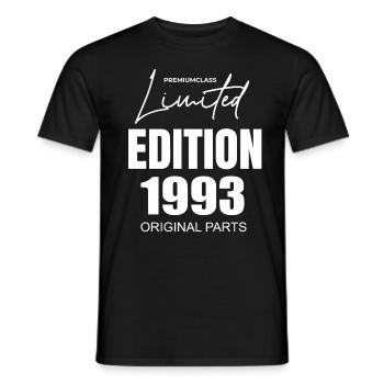 Limited Edition 1993 - Men's T-Shirt - black - Front - AI Model Male 178 light (178cm)