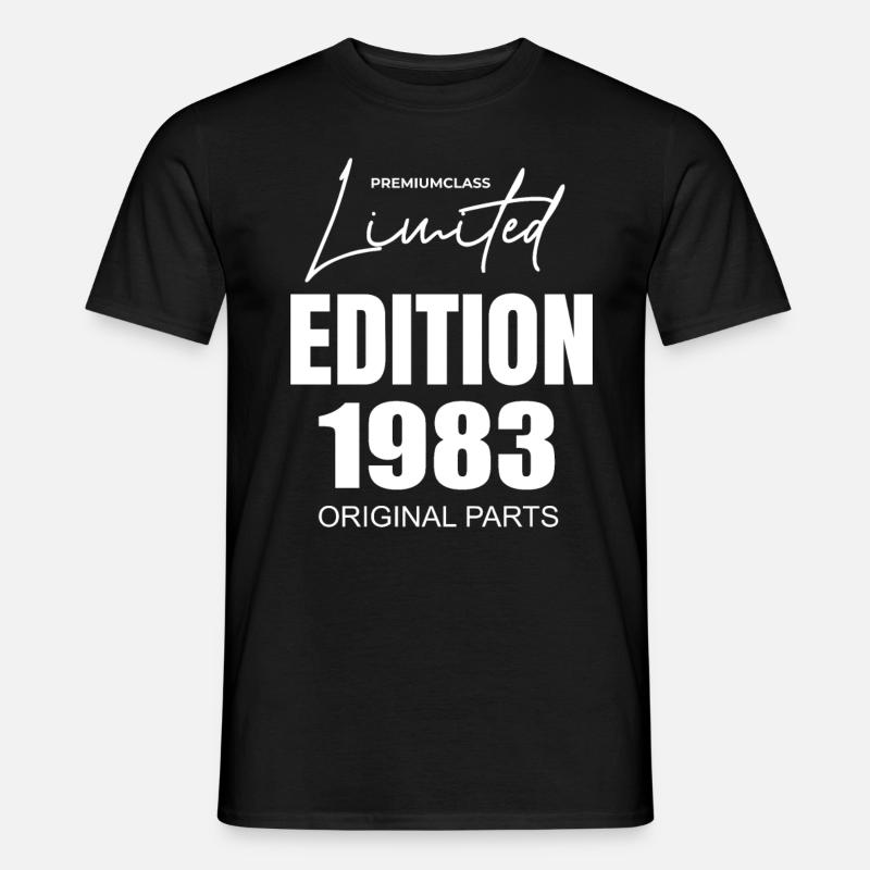 Limited Edition 1983 - Männer T-Shirt - Schwarz