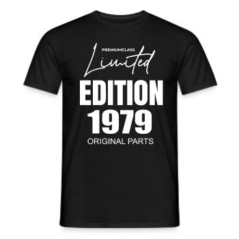 Limited Edition 1979 - Men's T-Shirt - black - Front - AI Model Male 178 light (178cm)