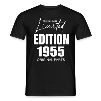 Édition limitée 1955 - T-shirt homme - noir - Devant - AI Model Male 178 light (178cm)