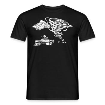 Storm Chaser Hurricane Meteorology - Männer T-Shirt - Schwarz - Vorne - AI Model Male 178 light (178cm)