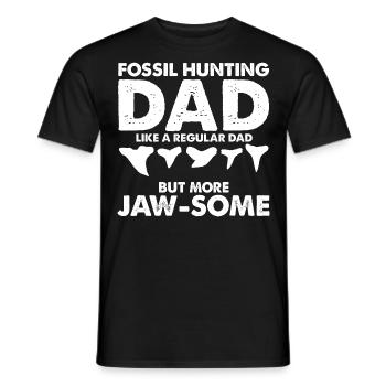 Fossil Archäologie Design Fossilien Fossiljäger - Männer T-Shirt - Schwarz - Vorne - AI Model Male 178 light (178cm)