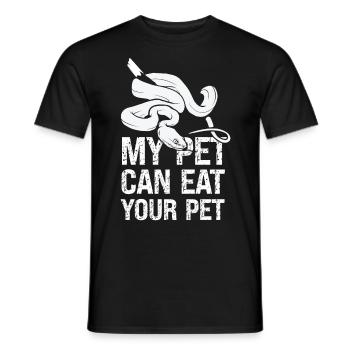 Serpent Serpent Mon animal de compagnie peut manger votre - T-shirt homme - noir - Devant - AI Model Male 178 light (178cm)