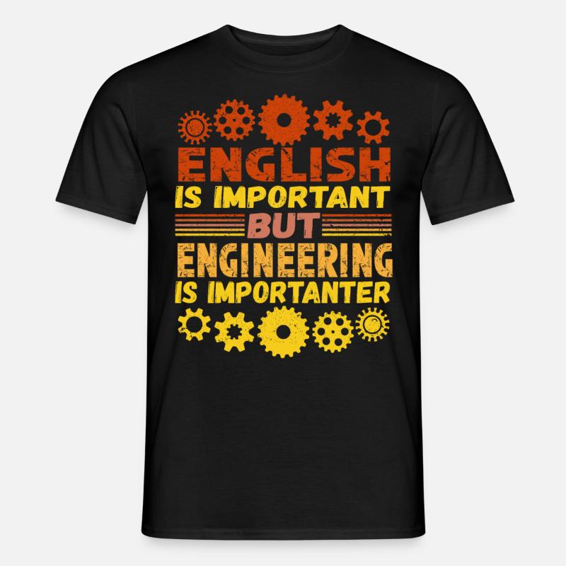 Engineering Engineering - Men’s T-shirt - black