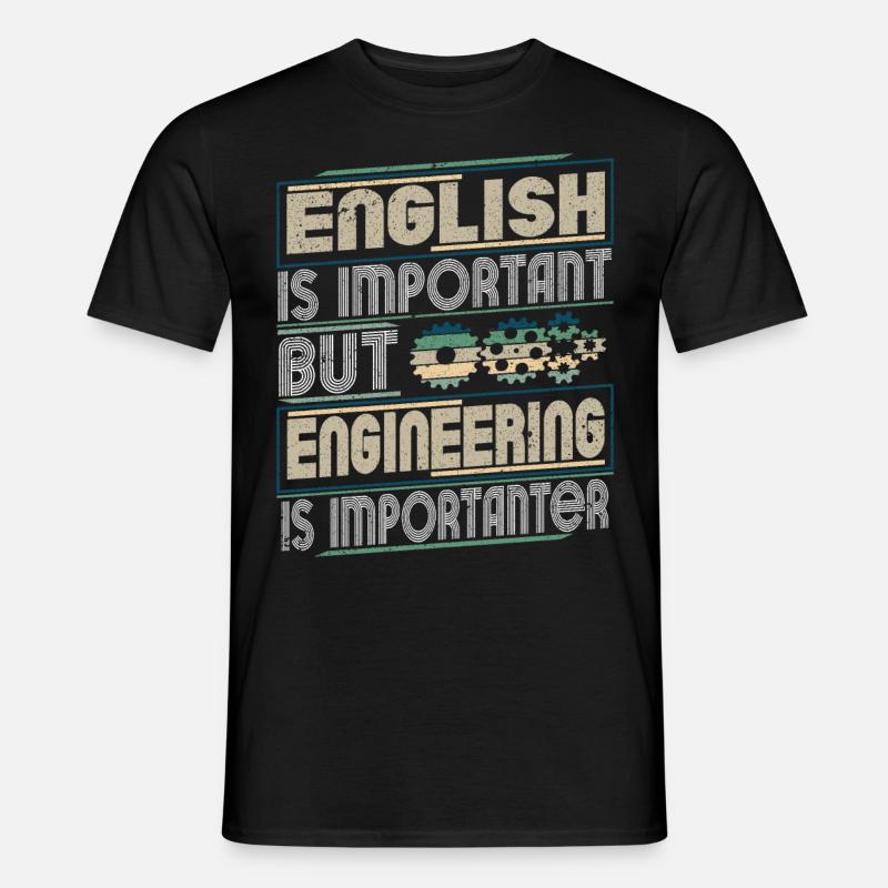 Engineering Engineering - Men’s T-shirt - black