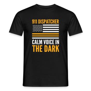 Notruf Disponent Notfall Ersthelfer Notfall-Di - Männer T-Shirt - Schwarz - Vorne - AI Model Male 178 light (178cm)