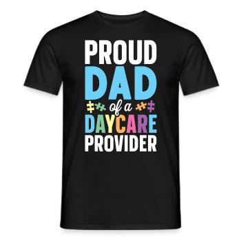 Childcare Daycare Provider Teacher - Men's T-Shirt - black - Front - AI Model Male 178 light (178cm)