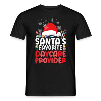Childcare Daycare Provider Teacher - Men's T-Shirt - black - Front - AI Model Male 178 light (178cm)