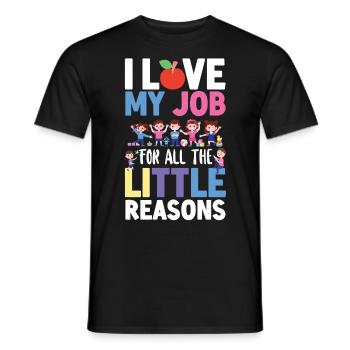 Childcare Daycare Provider Teacher - Men's T-Shirt - black - Front - AI Model Male 178 light (178cm)