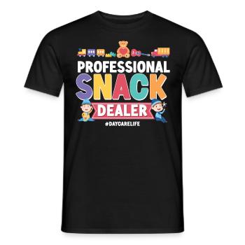 Fournisseur de services de garde d’enfants Enseignant - T-shirt homme - noir - Devant - AI Model Male 178 light (178cm)