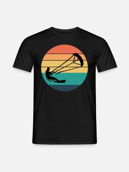 Kiteboarding Kiteboarder Kitesurfing Kitesurf - Men's T-Shirt - black