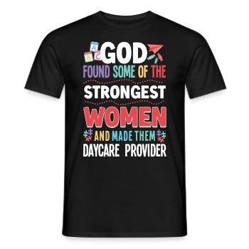 Childcare Daycare Provider Teacher - Männer T-Shirt - Schwarz - Vorne - AI Model Male 178 light (178cm)