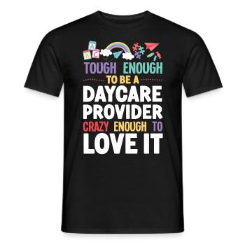 Childcare Daycare Provider Teacher - Männer T-Shirt - Schwarz - Vorne - AI Model Male 178 light (178cm)