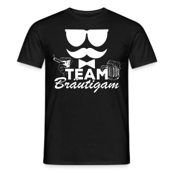 Heiraten JGA Bier Trinken Saufen Bräutigam - Männer T-Shirt - Schwarz - Vorne - AI Model Male 178 light (178cm)
