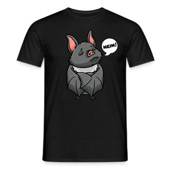 Fledermaus Kawaii Tier Halloween - Männer T-Shirt - Schwarz - Vorne - AI Model Male 178 light (178cm)