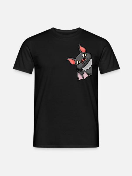 Fledermaus Halloween Kawaii Lustig - Männer T-Shirt - Schwarz