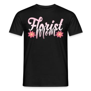 Floristin Mama Florist Blumenladen Blume Pflanze - Männer T-Shirt - Schwarz - Vorne - AI Model Male 178 light (178cm)