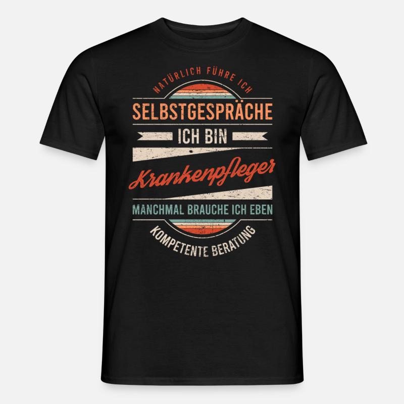 Krankenpfleger Arbeitskollege Kollege Geschenk - Männer T-Shirt - Schwarz