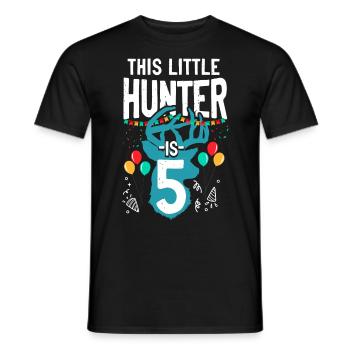 Buck Deer Chasse Hunter Kid - T-shirt homme - noir - Devant - AI Model Male 178 light (178cm)