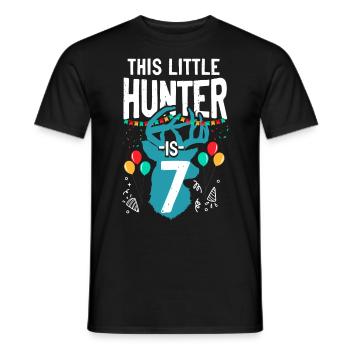 Buck Deer Chasse Hunter Kid - T-shirt homme - noir - Devant - AI Model Male 178 light (178cm)
