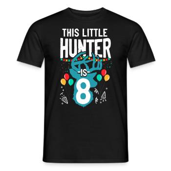 Buck Deer Chasse Hunter Kid - T-shirt homme - noir - Devant - AI Model Male 178 light (178cm)