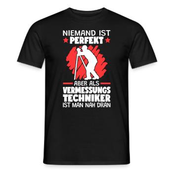 Vermessungstechniker sind perfekt Vermesser - Männer T-Shirt - Schwarz - Vorne - AI Model Male 178 light (178cm)