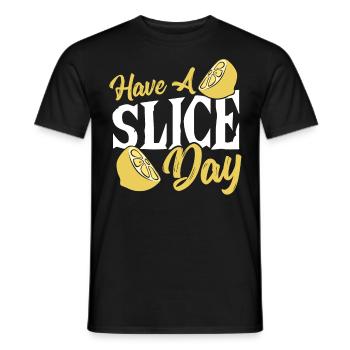 Avoir une tranche de jour Lemonde Stand Lemonade Boss - T-shirt homme - noir - Devant - AI Model Male 178 light (178cm)