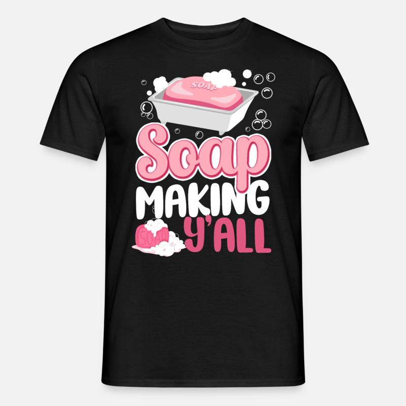 Soap Making Crafting Soap Making - Männer T-Shirt - Schwarz