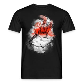 The Head - Männer T-Shirt - Schwarz - Vorne - AI Model Male 178 light (178cm)