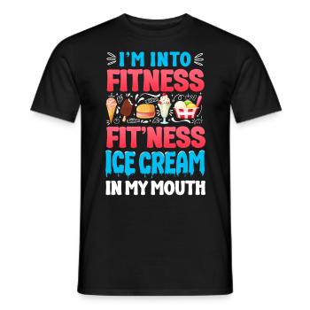 Ice Cream Cone Popsicle I'm Into - Männer T-Shirt - Schwarz - Vorne - AI Model Male 178 light (178cm)