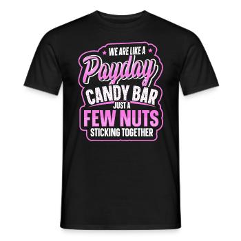 Just A Few Nuts Sticking Together Family Reunion - Männer T-Shirt - Schwarz - Vorne - AI Model Male 178 light (178cm)