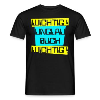 wichtig unglaublich wichtig hell - Männer T-Shirt - Schwarz - Vorne - AI Model Male 178 light (178cm)