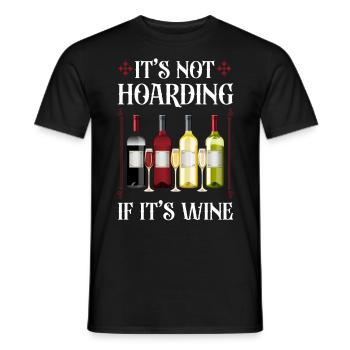 Sommelier Wine Drinking Tasting - Männer T-Shirt - Schwarz - Vorne - AI Model Male 178 light (178cm)