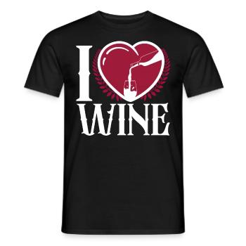 Sommelier Wine Drinking Tasting - Männer T-Shirt - Schwarz - Vorne - AI Model Male 178 light (178cm)