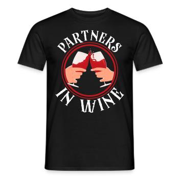 Sommelier Wine Drinking Tasting - Männer T-Shirt - Schwarz - Vorne - AI Model Male 178 light (178cm)