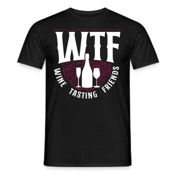 Sommelier Wine Drinking Tasting - Männer T-Shirt - Schwarz - Vorne - AI Model Male 178 light (178cm)