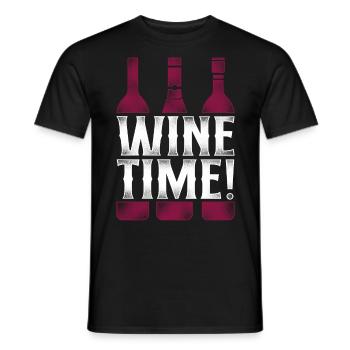 Sommelier Wine Drinking Tasting - Männer T-Shirt - Schwarz - Vorne - AI Model Male 178 light (178cm)
