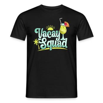 Sommer Urlaubs Trip Familie & Freunde Vacay Squad - Männer T-Shirt - Schwarz - Vorne - AI Model Male 178 light (178cm)