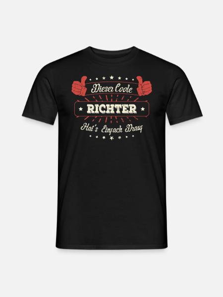 Dieser Coole Richter Geschenk Kollegen Spruch - Männer T-Shirt - Schwarz