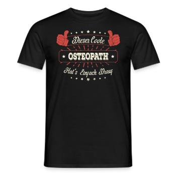 Dieser Coole Osteopath Geschenk Kollegen Spruch - Männer T-Shirt - Schwarz - Vorne - AI Model Male 178 light (178cm)