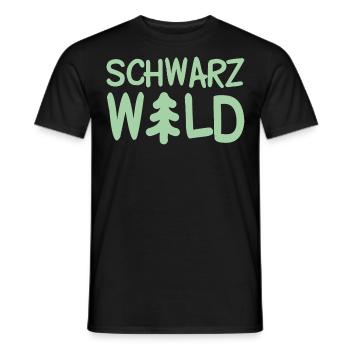 Schwarzwald Tanne Nadelbaum Schwarzwälder - Männer T-Shirt - Schwarz - Vorne - AI Model Male 178 light (178cm)