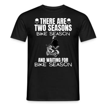Motorcycle Lifestyle / Motorcycle / Motorcycles biker - Men's T-Shirt - black - Front - AI Model Male 178 light (178cm)