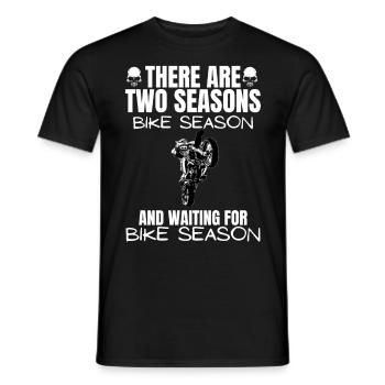 Motorcycle Lifestyle / Motorcycle / Motorcycles biker - Men's T-Shirt - black - Front - AI Model Male 178 light (178cm)