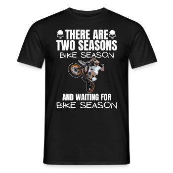Motorcycle Lifestyle / Motorrad / Motorräder biker - Männer T-Shirt - Schwarz - Vorne - AI Model Male 178 light (178cm)