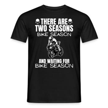 Motorcycle Lifestyle / Motorcycle / Motorcycles biker - Men's T-Shirt - black - Front - AI Model Male 178 light (178cm)