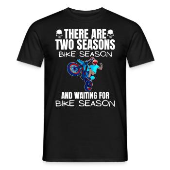 Motorcycle Lifestyle / Motorcycle / Motorcycles biker - Men's T-Shirt - black - Front - AI Model Male 178 light (178cm)