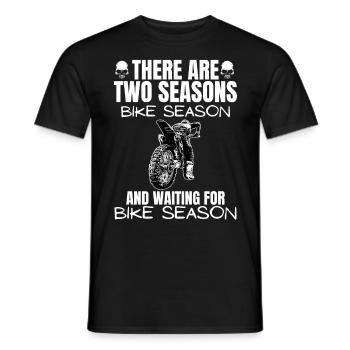 Motorcycle Lifestyle / Motorcycle / Motorcycles biker - Men's T-Shirt - black - Front - AI Model Male 178 light (178cm)