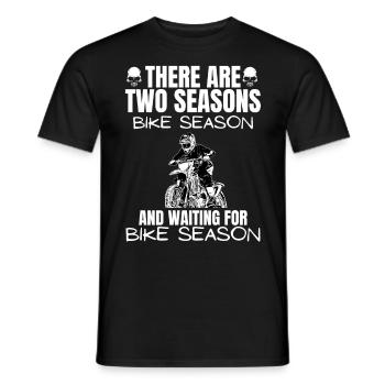 Motorcycle Lifestyle / Motorcycle / Motorcycles biker - Men's T-Shirt - black - Front - AI Model Male 178 light (178cm)