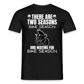 Motorcycle Lifestyle / Motorcycle / Motorcycles biker - Men's T-Shirt - black - Front - AI Model Male 178 light (178cm)