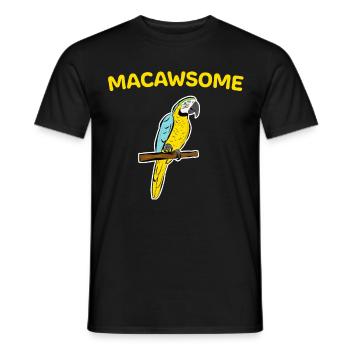 Perroquets Stara à poitrine jaune Cadeau - T-shirt homme - noir - Devant - AI Model Male 178 light (178cm)